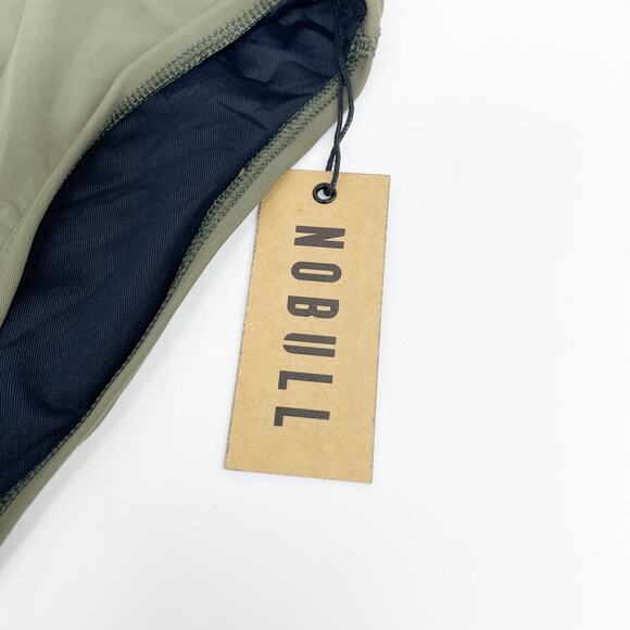 NoBull Men's Olive Green Stretch Lined Swim Briefs Size Medium - Picture 4 of 5